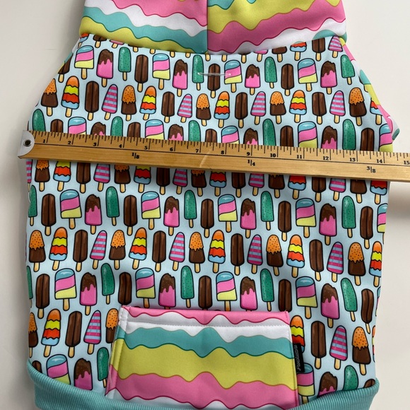 Frenchie Store Cotton Dog Hoodie Jacket Ice Cream Print  2XL See Photos for size - Picture 10 of 10